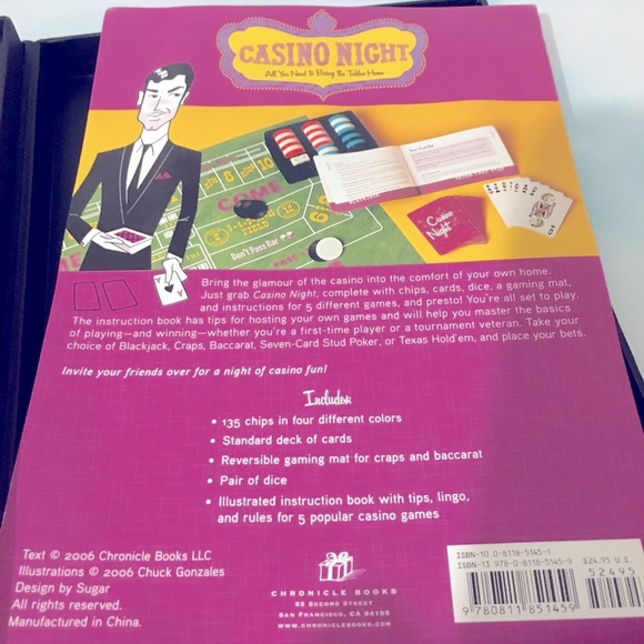 Casino Night Table Game , New in Box, - Picture 7 of 8